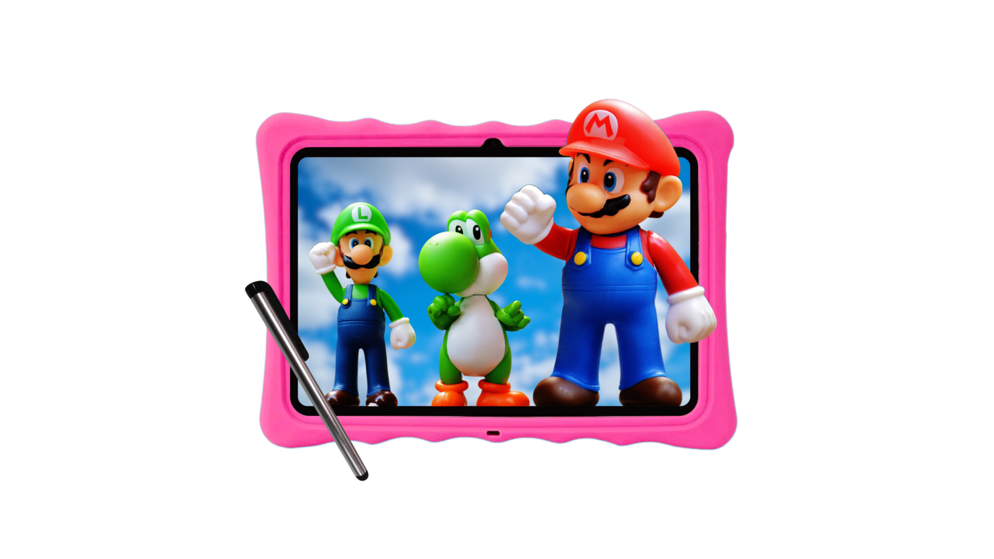 JDW Goods® Kindertablet Pro Blauw/Roze